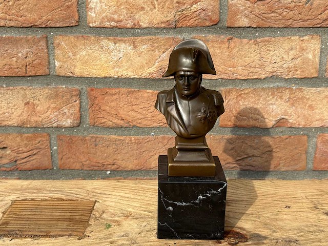 Sculptuur buste brons napoleon - afbeelding 1 van  1