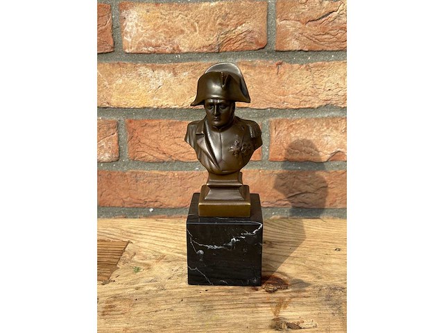 Sculptuur buste brons napoleon - afbeelding 2 van  2