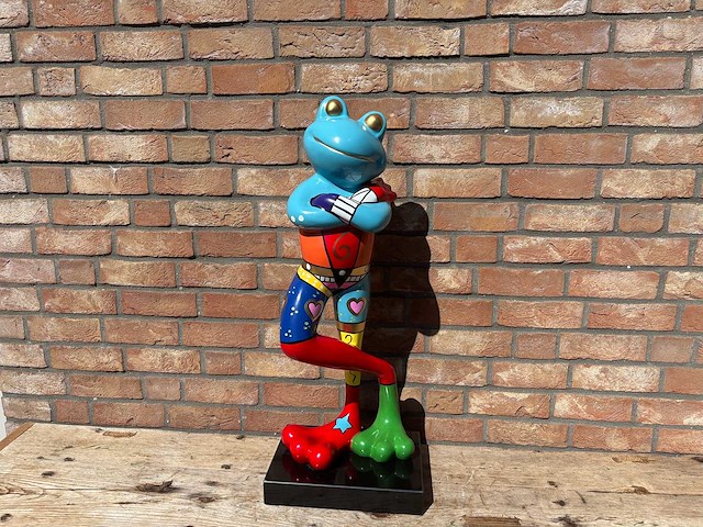 Sculptuur design kikker - afbeelding 1 van  2