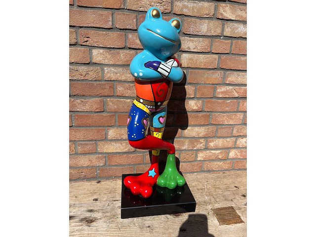 Sculptuur design kikker - afbeelding 2 van  2