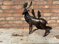 Sculptuur eland brons