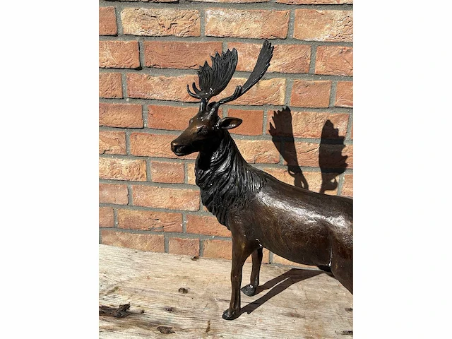 Sculptuur eland brons - afbeelding 2 van  2