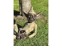 Sculptuur laaf brons - afbeelding 2 van  2