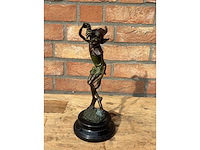 Sculptuur laaf brons - afbeelding 2 van  2