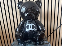 Sculptuur, lior24, chanel beer, zwart - afbeelding 4 van  5