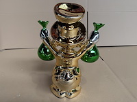 Sculptuur, lior24, dagobert duck, groen goud - afbeelding 5 van  6