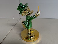 Sculptuur, lior24, dagobert duck, groen goud - afbeelding 4 van  6