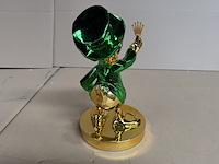 Sculptuur, lior24, dagobert duck, groen goud - afbeelding 5 van  6