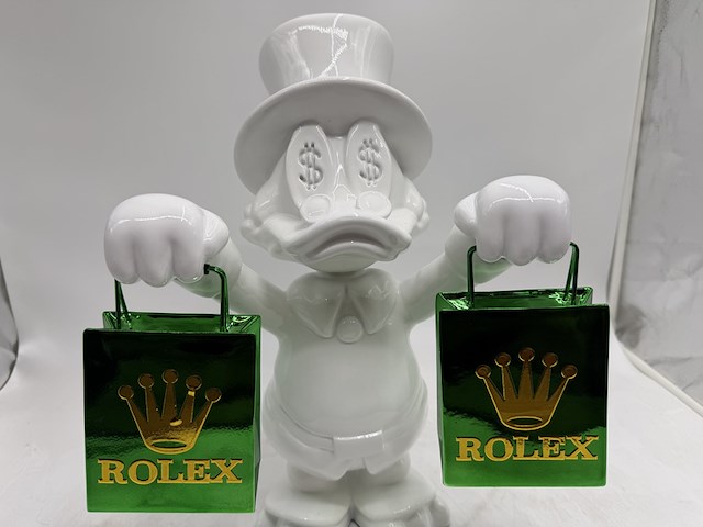 Sculptuur, lior24, dagobert duck rolex - afbeelding 3 van  5