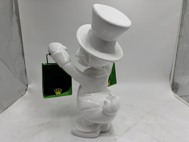 Sculptuur, lior24, dagobert duck rolex - afbeelding 4 van  5