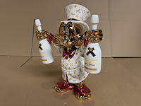 Sculptuur, lior24, dagobert duck, rood wit - afbeelding 4 van  7