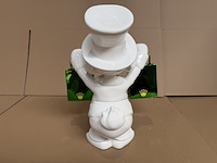 Sculptuur, lior24, dagobert duck, wit groen - afbeelding 5 van  6