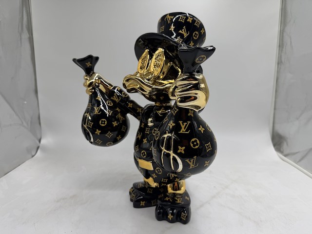 Sculptuur, lior24, dagobert duck - afbeelding 3 van  5