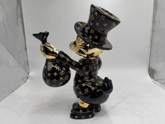 Sculptuur, lior24, dagobert duck - afbeelding 4 van  5