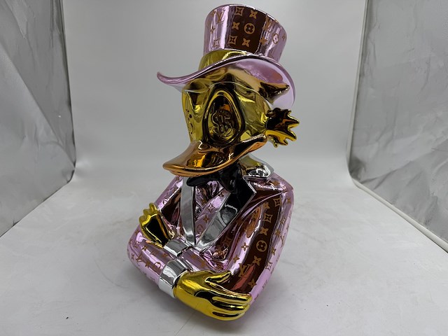 Sculptuur, lior24, dagobert duck - afbeelding 3 van  6