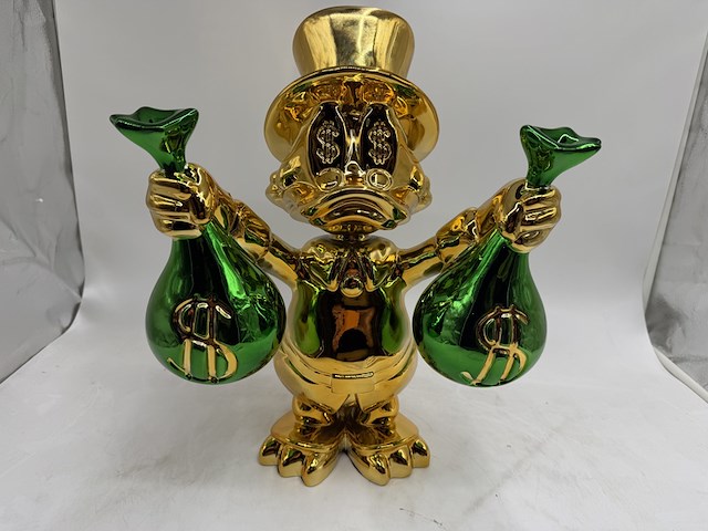 Sculptuur, lior24, dagobert duck - afbeelding 1 van  6