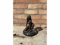 Sculptuur naakte vrouw brons