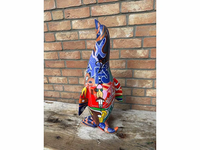 Sculptuur pinguin - afbeelding 2 van  3
