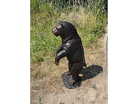 Sculptuur staande beer - afbeelding 1 van  1