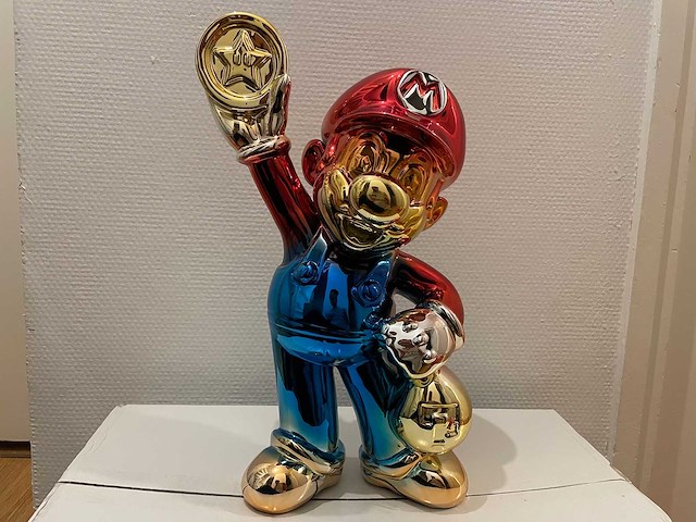 Sculptuur super mario gold coin - afbeelding 1 van  8