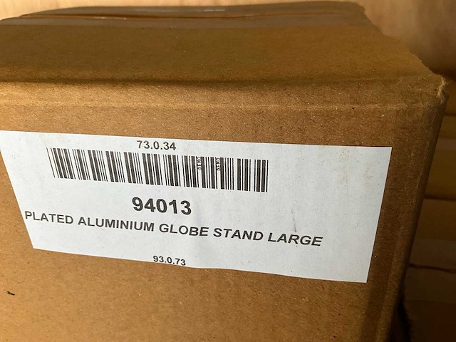 Sdf decoratieve globe stand (2x) - afbeelding 3 van  3