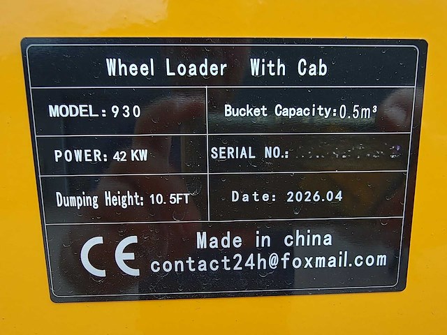 Sdlool - 2026 - sl930 - shovel - afbeelding 3 van  33