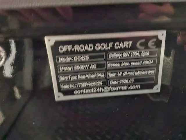 Sdlool gc golfcart - gc42s - golfkar - afbeelding 5 van  13