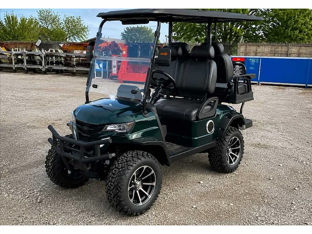 Sdlool gc22s 2+2 off-road golf cart groen golfkar - afbeelding 1 van  9