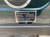 Sdlool gc22s 2+2 off-road golf cart groen golfkar - afbeelding 7 van  9