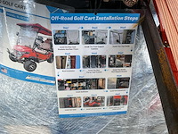 Sdlool gc22s 2+2 off-road golf cart groen golfkar - afbeelding 3 van  4