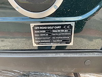 Sdlool gc22s 2+2 off-road golf cart groen golfkar - afbeelding 4 van  4
