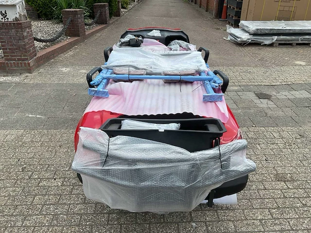 Sdlool gc42s 4+2 off-road golf cart rood golfkar - afbeelding 19 van  20