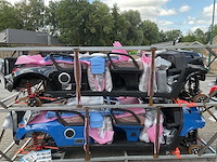 Sdlool gc42s 4+2 off-road golf cart zwart golfkar - afbeelding 2 van  9