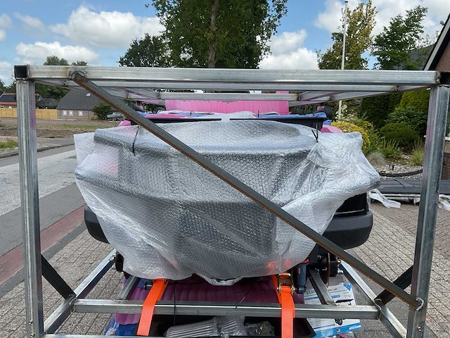 Sdlool gc42s 4+2 off-road golf cart zwart golfkar - afbeelding 4 van  9