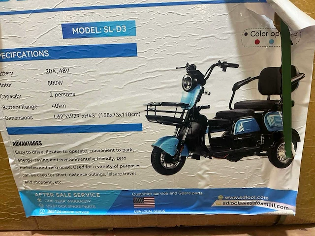 Sdlool sl-d3 e-scooter - afbeelding 3 van  10
