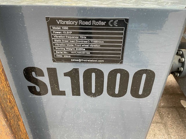 Sdlool sl1000 vibratory road roller wals - afbeelding 7 van  12