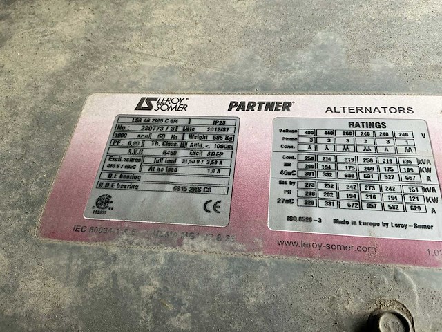Sdmo - 2012 - 220kva - stoomgenerator - afbeelding 7 van  24