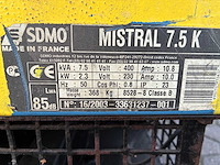 Sdmo - 7.5 kva - mistral 7.5k - stroomgenerator - afbeelding 5 van  10
