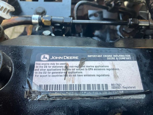 Sdmo / john deere - jm40k met overnamekast - stroomgenerator - afbeelding 20 van  21