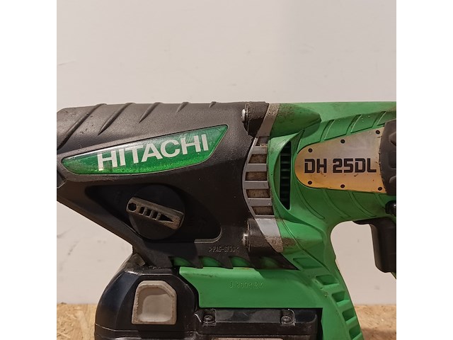 Sds boormachine (accu), hitachi, dh25dl, groen, 2016 - afbeelding 4 van  11