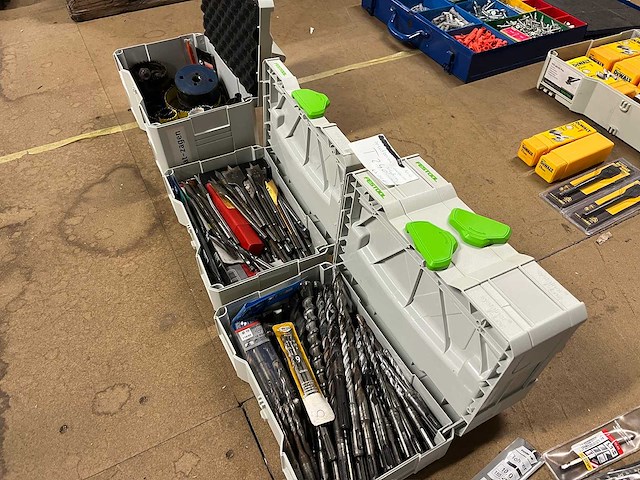 Sds boren, houtboren, gatboren in festool systainers (120x) - afbeelding 2 van  10