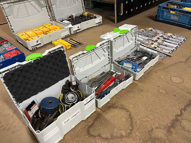 Sds boren, houtboren, gatboren in festool systainers (120x) - afbeelding 1 van  10