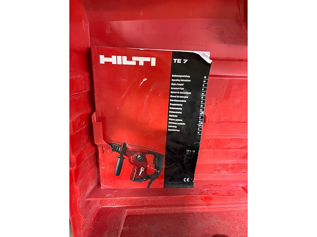 Sds plus boorhamer met snoer in koffer (2x) - afbeelding 5 van  6