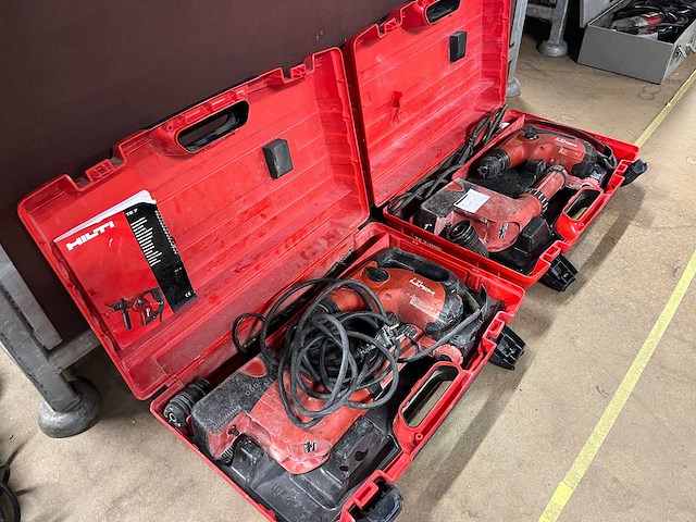 Sds plus boorhamer met snoer in koffer (2x) - afbeelding 6 van  6