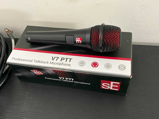 Se v7 microfoon met statief en toebehoren - afbeelding 2 van  7