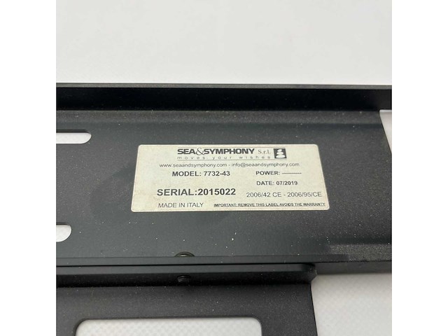 Sea and symphony wall mount 7732 tv bracket black 43 inch - afbeelding 2 van  4