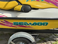 Sea-doo bombardier waterscooter op trailer - afbeelding 2 van  12