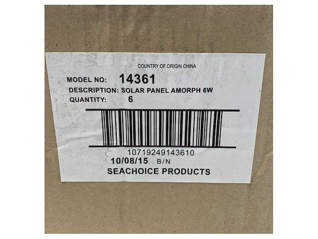Seachoice amorf zonnepaneel 318 x 318 x 25 mm - 14361 - afbeelding 3 van  6