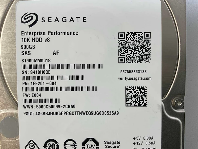 Seagate 20x 900 gb 10k sas (st900mm0018) hdds (20x) - afbeelding 3 van  11