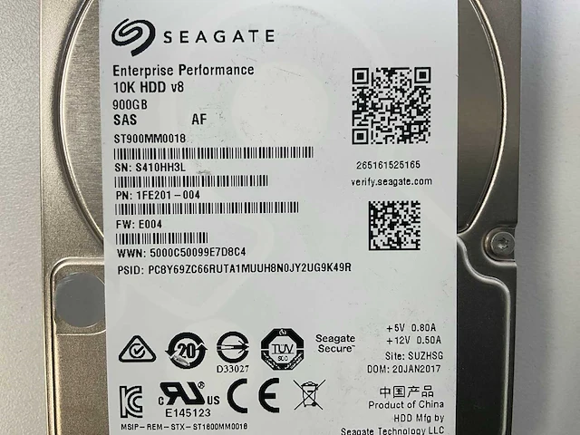 Seagate 20x 900 gb 10k sas (st900mm0018) hdds (20x) - afbeelding 3 van  11